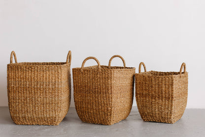 Square Laundry Basket, harvest medium