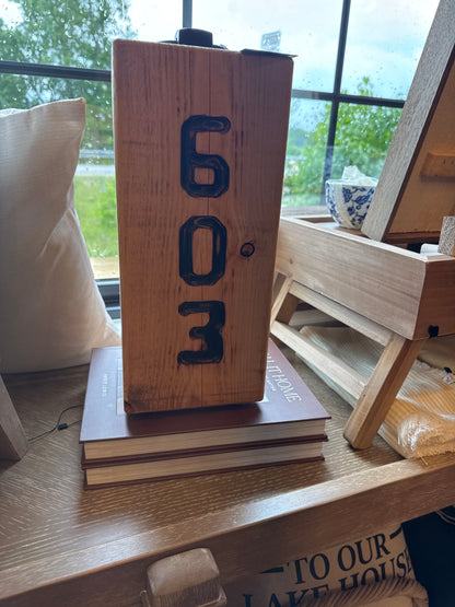 603 Area Code Door Stop