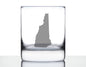 New Hampshire Whiskey Rocks Glass - Granite Staters Gifts