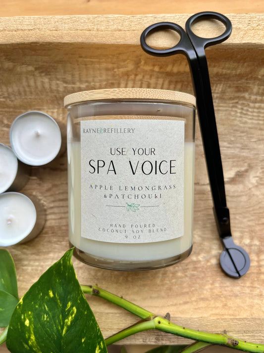 The Concord Vessel - Coconut Soy Wax Candle: Use Your Spa Voice