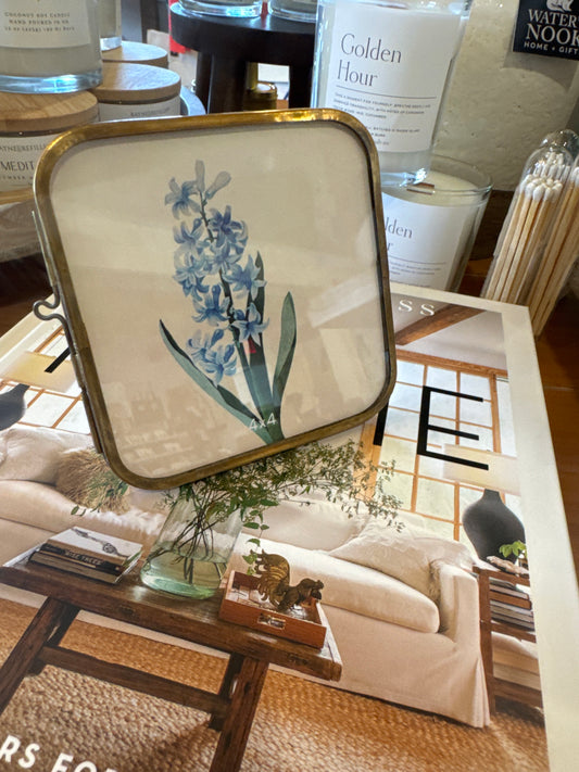 4 X 4 ANT. BRASS PHOTO FRAME
