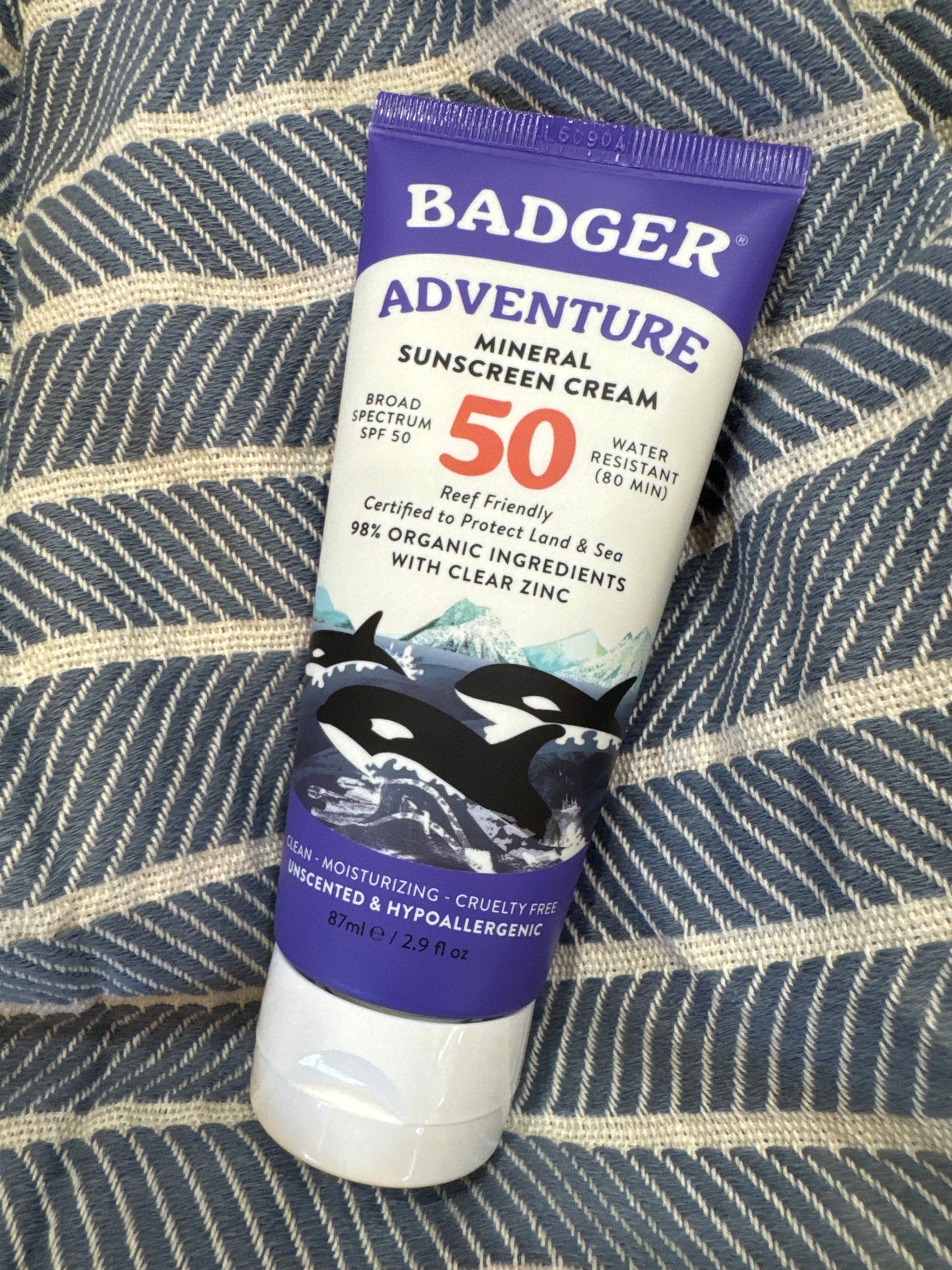Badger Mineral Sunscreen Cream Spf 50, Zinc Oxide Sun Care