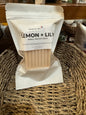 Lemon + Lily Hand Soap- Small Batch Soap