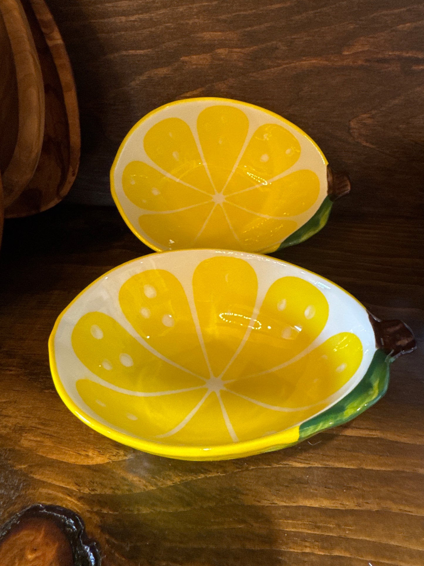 5.6" CERAMIC LEMON PATTERN BOWL