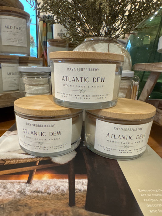 The Birch Vessel - Coconut Soy Wax Candle: Atlantic Dew