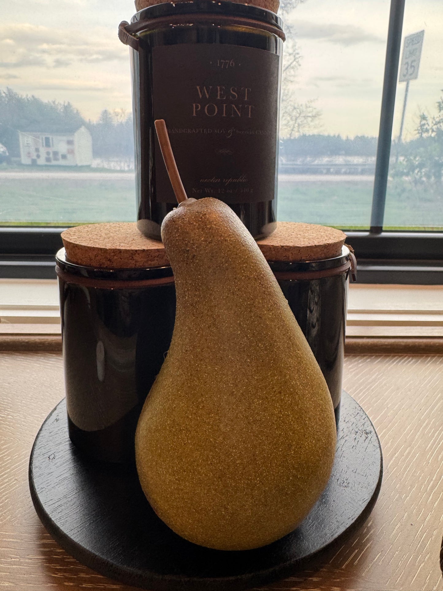 Ceramic Pear - 6"
