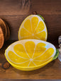 10.25" CERAMIC LEMON PATTERN BOWL
