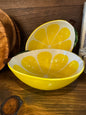 8.2" CERAMIC LEMON PATTERN BOWL