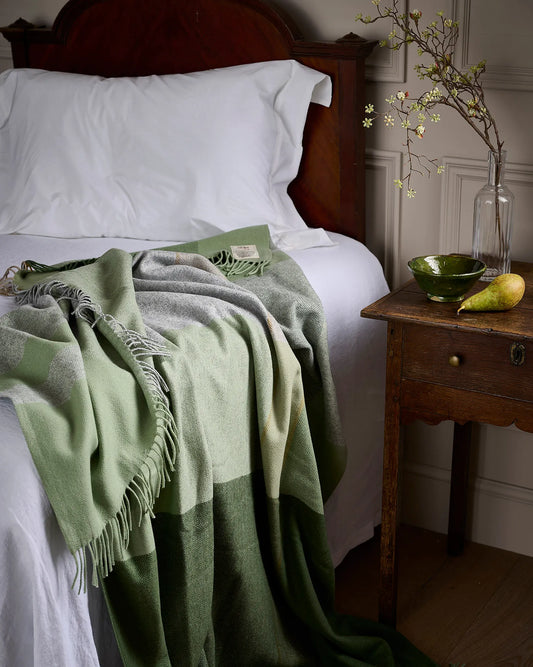 July bug Cashmere Blend Throw by Avoca