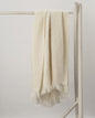 Cream Mohair Throw