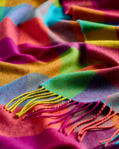 Circus Wide Merino Wool Scarf