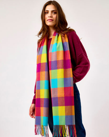 Circus Wide Merino Wool Scarf