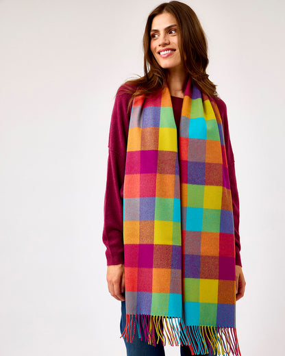 Circus Wide Merino Wool Scarf