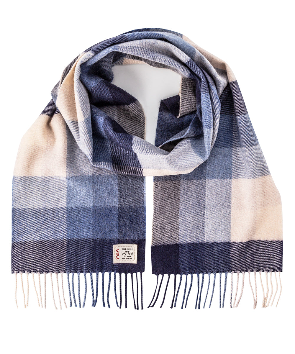 Denim Merino Scarf by Avoca