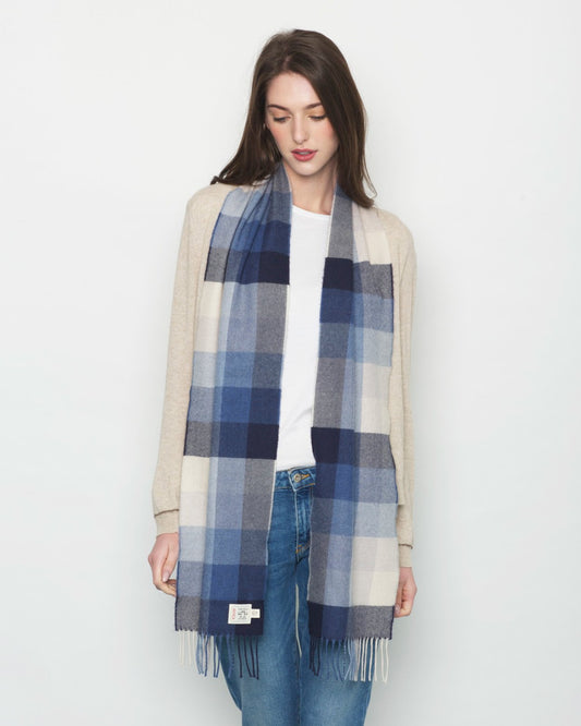 Denim Merino Scarf by Avoca