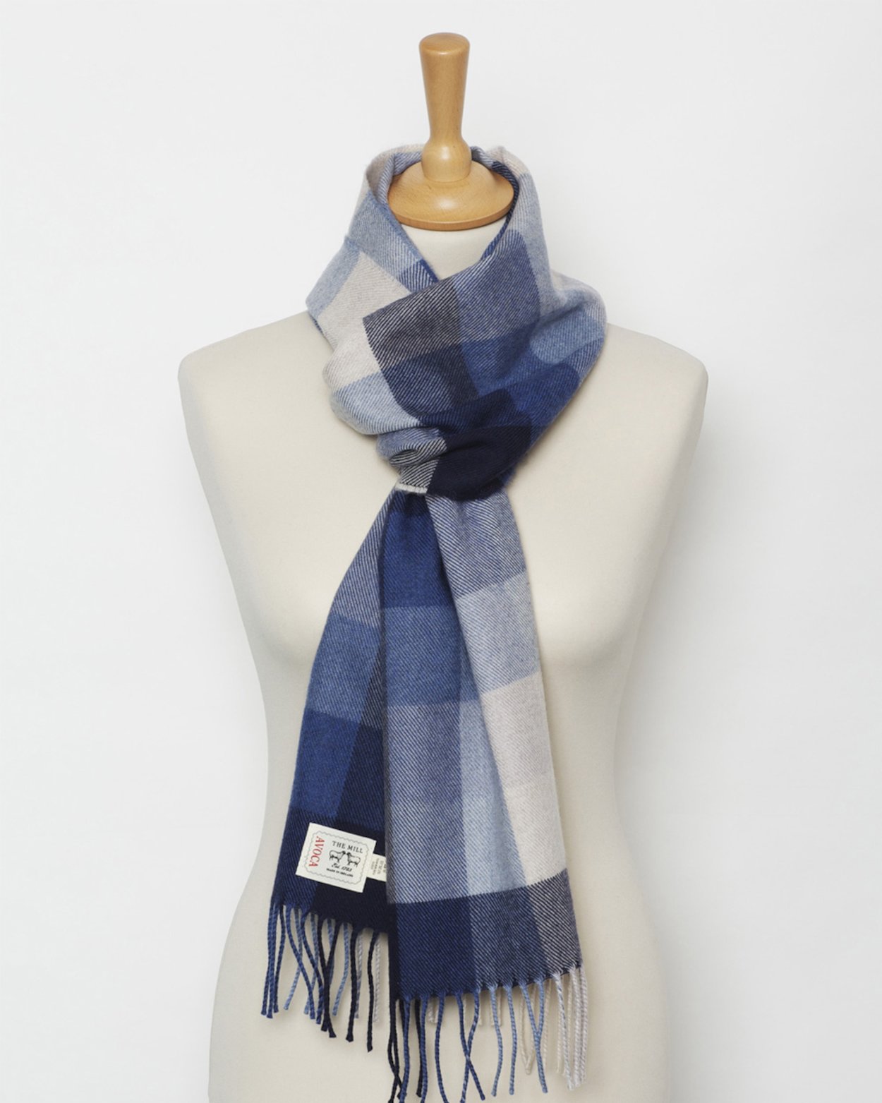 Denim Merino Scarf by Avoca