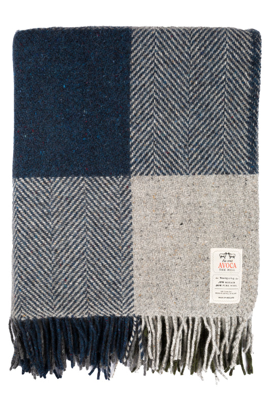 Midnight Donegal Mohair Tweed