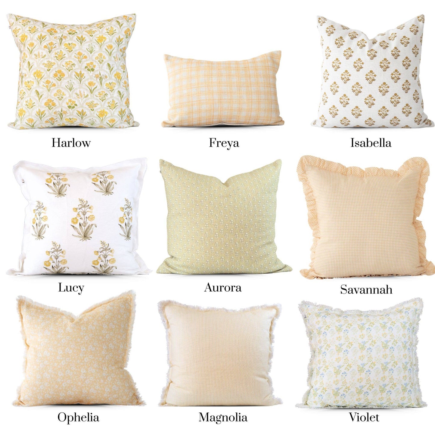 Freya Plaid Lumbar Pillow Cover – Decorative, Soft Fabric