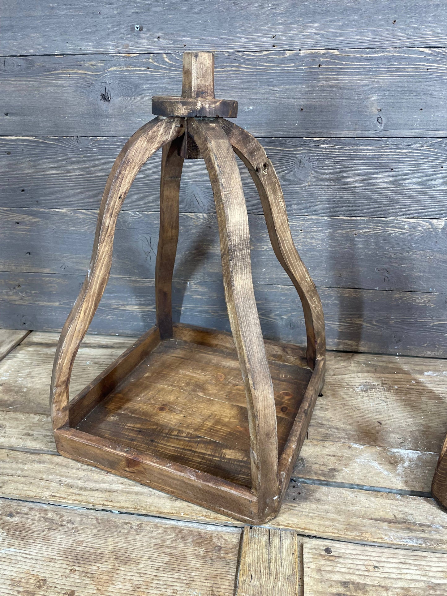 Kiev Farmhouse Wood Lantern-Small