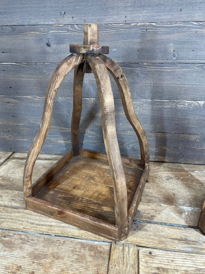 Kiev Farmhouse Wood Lantern-Small