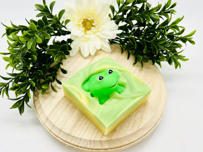 Froggy Handmade Novelty Soap Bar NATURAL VEGAN COLD PROCESS