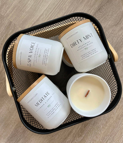The Granite Vessel -  Coconut Soy Wax Candle: Spa Voice