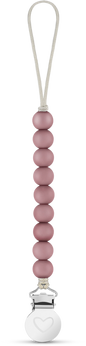 Lulababe Pacifier Clip: Plum