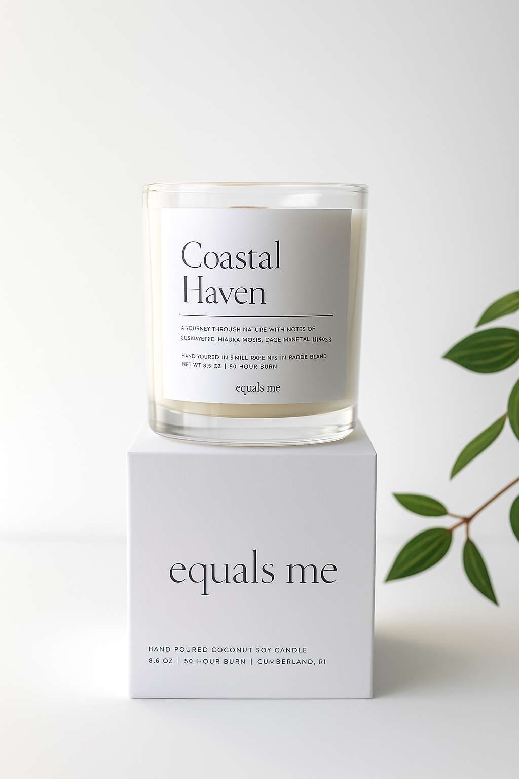 Coastal Haven | 8.5 oz Luxury Candle | Wood Wick