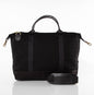 Weekender Canvas Travel Bag: Solid Black