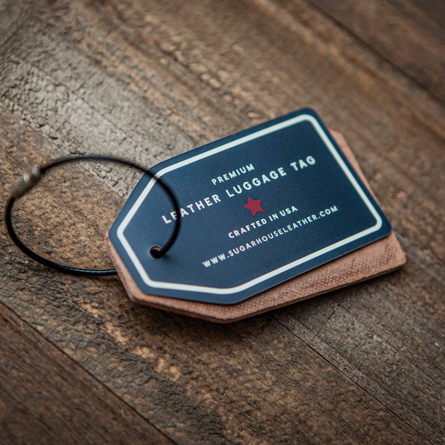 I Identify as a Carry On Leather Luggage Tag