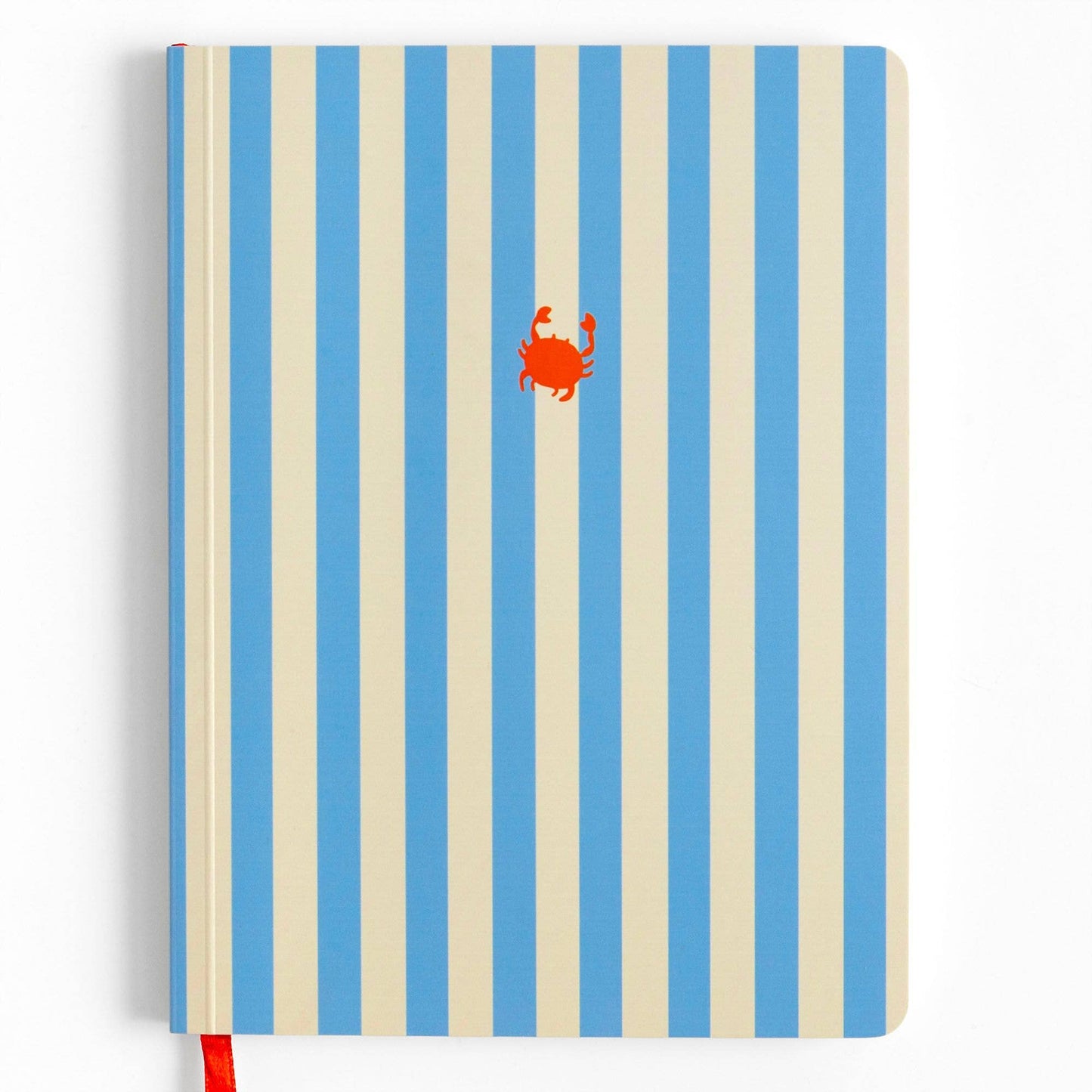 Blue Striped Coastal Crab Soft Flex Perfect Bound Journal
