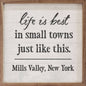 Life Is Best In Small Town Personalized - Alton, NH