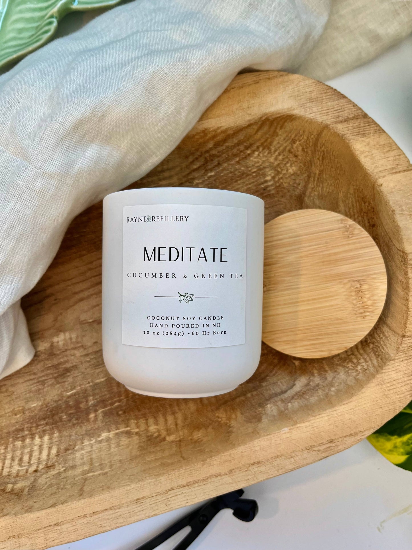 The Granite Vessel -  Coconut Soy Wax Candle: Spa Voice
