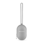 Soft Silicone Pacifier Case: Light Grey