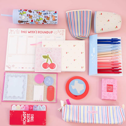 Stripes Pencil Pouch – Zippered Case for Pens