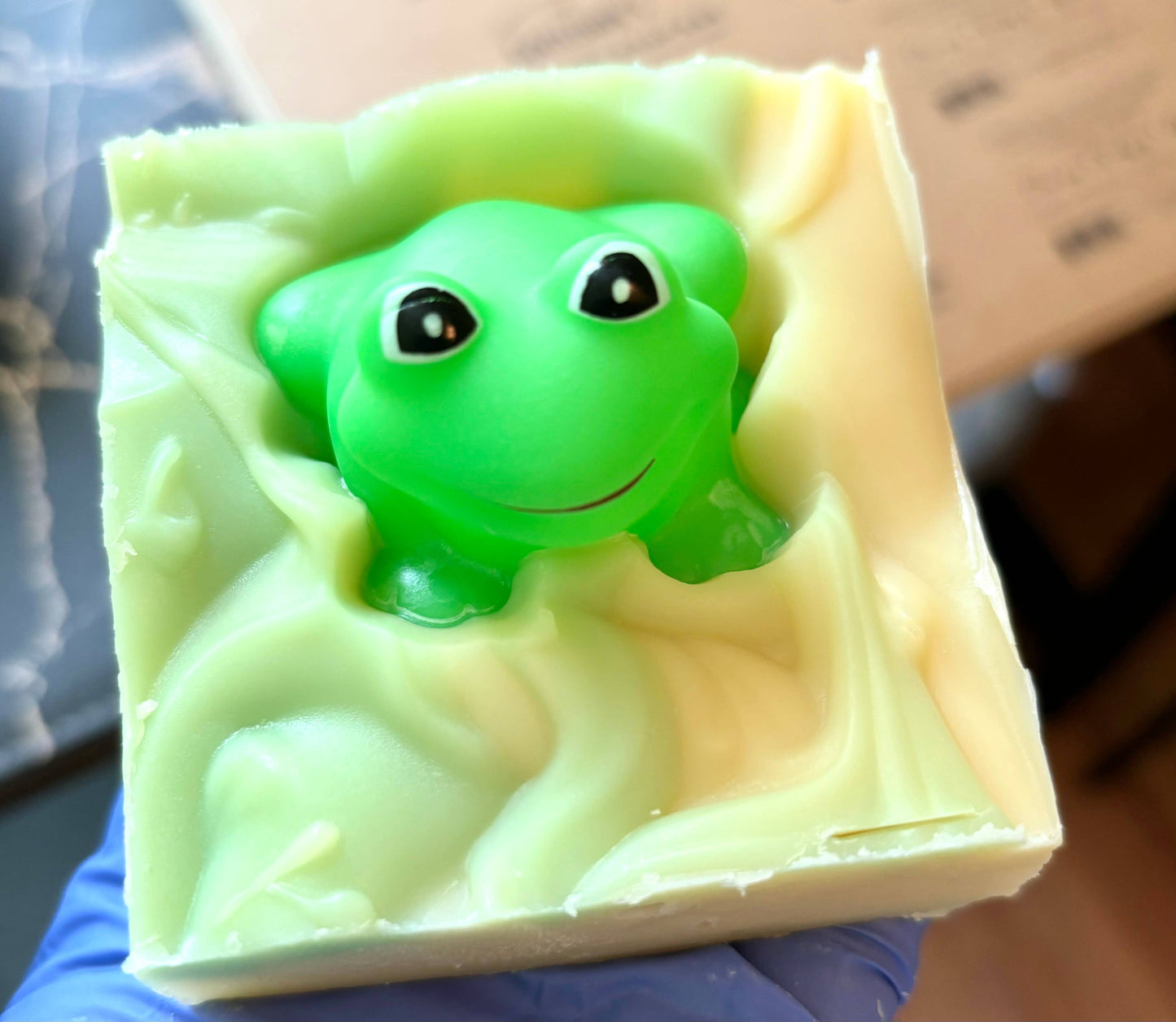 Froggy Handmade Novelty Soap Bar NATURAL VEGAN COLD PROCESS