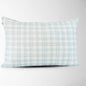 Freya Plaid Lumbar Pillow Cover – Decorative, Soft Fabric