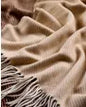 Ombre Camel Cashmere Blend Throw
