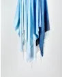 Ombre Denim Cashmere Blend Throw