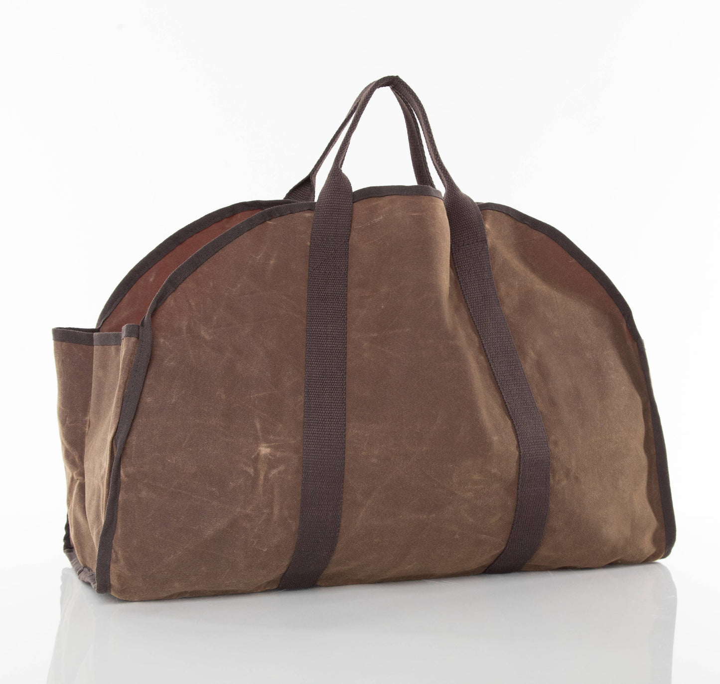 Waxed Log Carrier