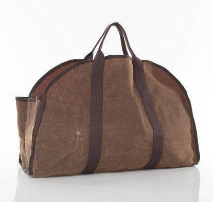 Waxed Log Carrier