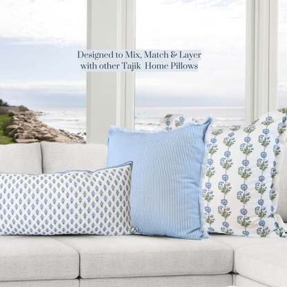 Magnolia Ticking Stripe Pillow Cover 22x22