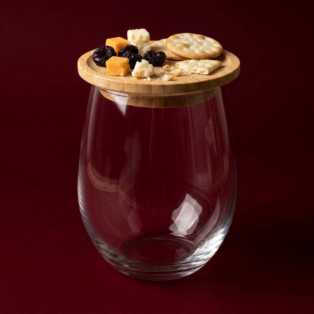 Bamboo Wine Glass Charcuterie Topper | NEW!!!