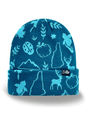 New Hampshire State Icons Knit Beanie Hat for Travel, Hiking, Outdoor Adventure Souvenir Gift