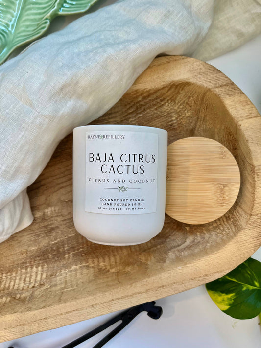 The Granite Vessel -  Coconut Soy Wax Candle: Spa Voice