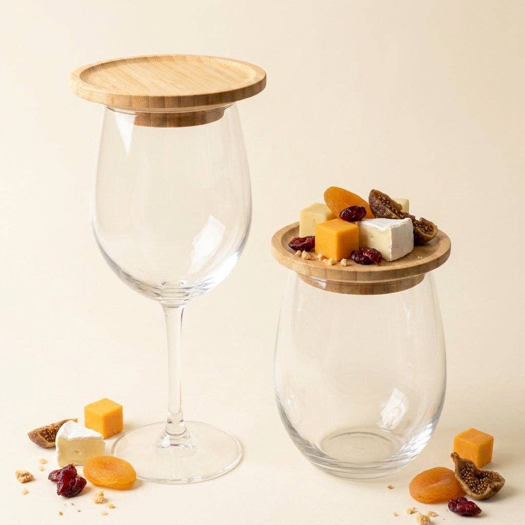 Bamboo Wine Glass Charcuterie Topper | NEW!!!
