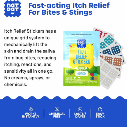 NATPAT Magic Patch: Natural Bug Bite, Itch Relief Stickers