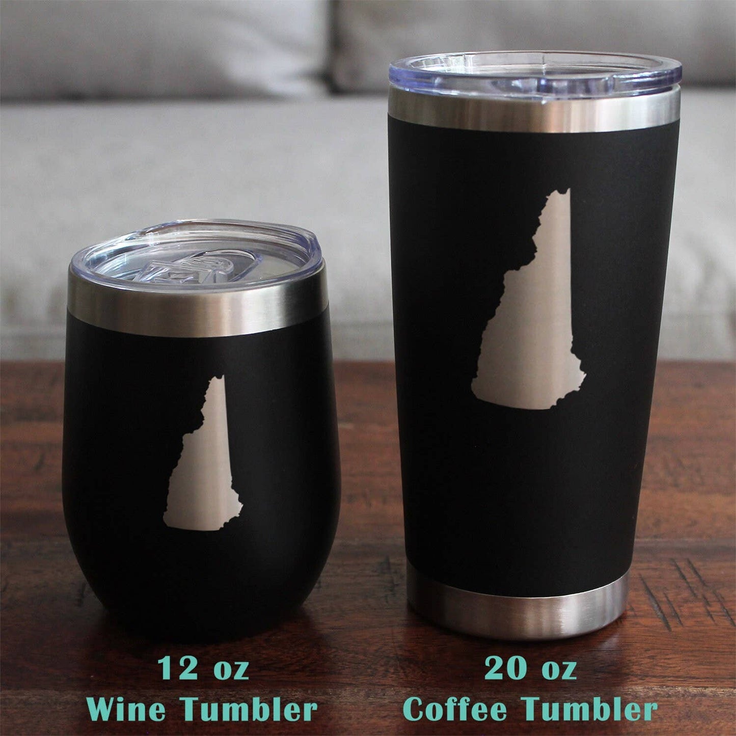 New Hampshire Whiskey Rocks Glass - Granite Staters Gifts