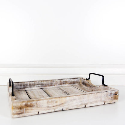 11069 - 18x12, 15x10 Mango wood nested trays, set/2 Thanks