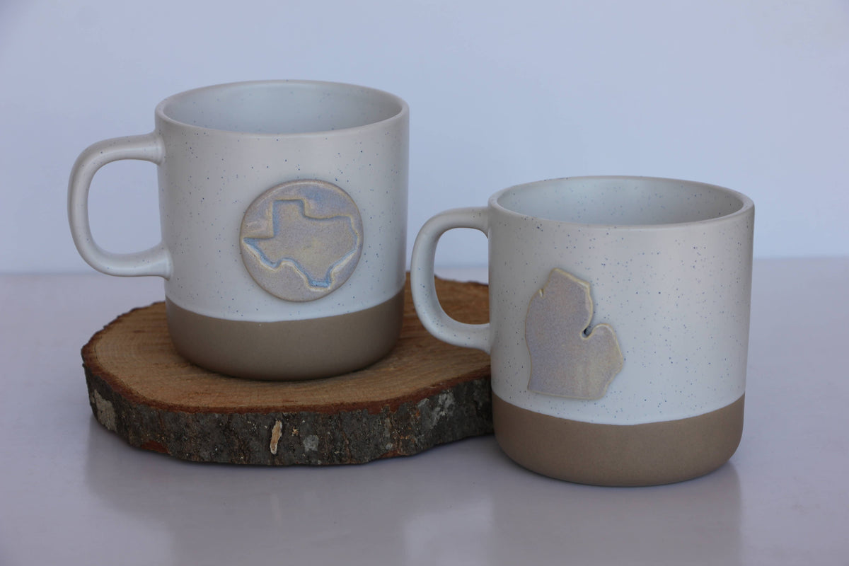 Stamped State Mug: Cabin Style (10oz)